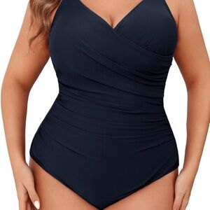 Chic Black Women's One-Piece Swimsuit